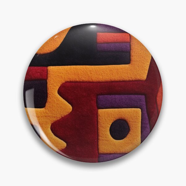 Item preview, Retro design that is reminiscent of pop art motifs made of fabric, wool and felt designed and sold by Pflugart.