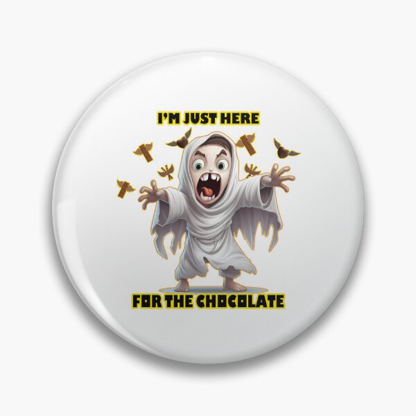 Item preview, I'm just here for the chocolate ghots tshirt designed and sold by FunChronicle.