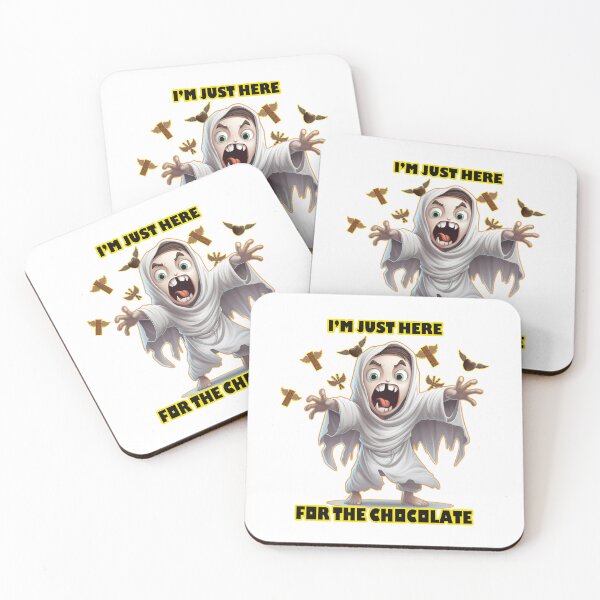 Item preview, I'm just here for the chocolate ghots tshirt designed and sold by FunChronicle.