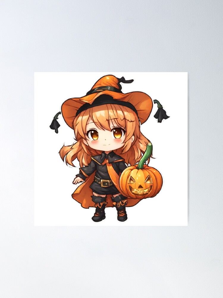 Cute Halloween Girl!  Halloween girl, Cute halloween, Cute chibi