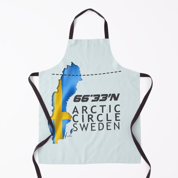 Item preview, Sweden Arctic Circle Jokkmokk Sticker T-Shirt 01 designed and sold by OuterShellUK.