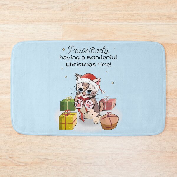 Item preview, Christmas Cat - funny pun joke designed and sold by HajnalkArt.