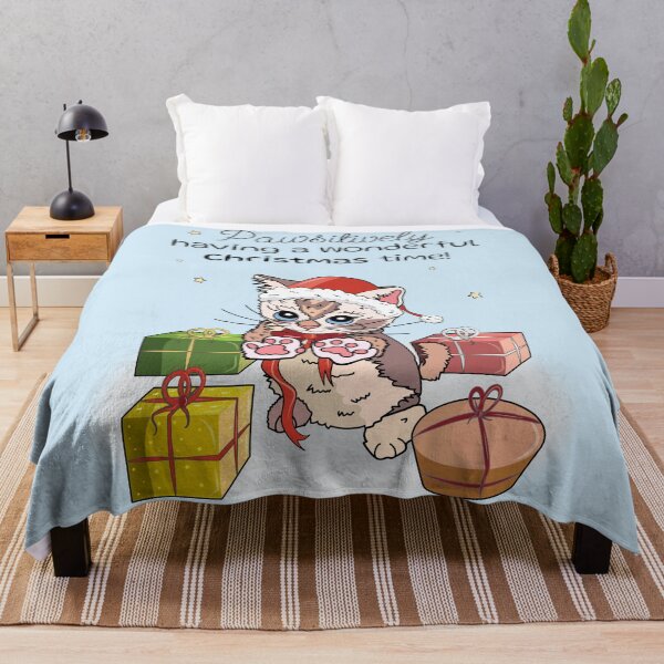Item preview, Christmas Cat - funny pun joke designed and sold by HajnalkArt.