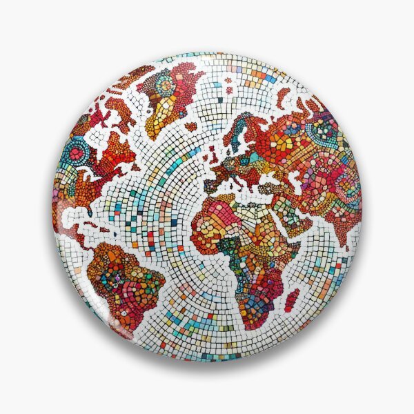 Item preview, World Map Pattern - Explore the Beauty of Our Planet Our Planet designed and sold by The-Library.