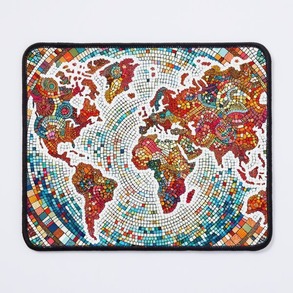 Item preview, World Map Pattern - Explore the Beauty of Our Planet Our Planet designed and sold by The-Library.