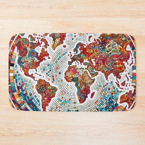 Item preview, World Map Pattern - Explore the Beauty of Our Planet Our Planet designed and sold by The-Library.