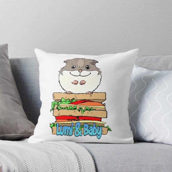 #PRINT COLLECTION 2024 Lumi And Baby Throw Pillow