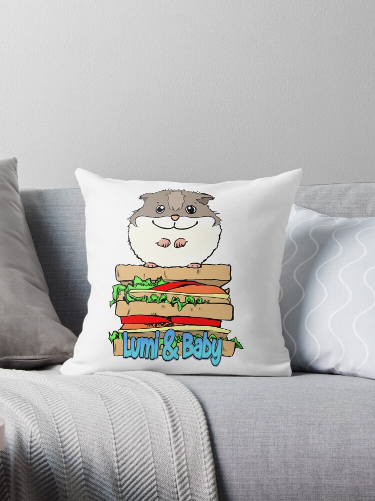 Thumbnail 1 of 4, Pillow, #PRINT COLLECTION 2024 Lumi And Baby designed and sold by LumiAndBaby.
