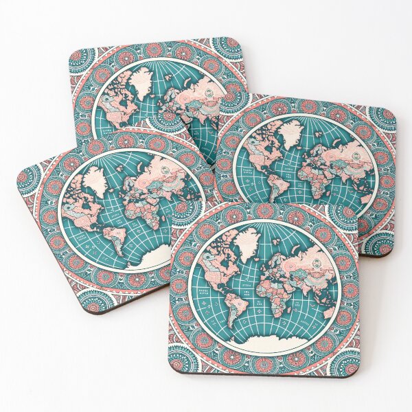Item preview, World Map Pattern - Explore the Beauty of Our Planet designed and sold by The-Library.