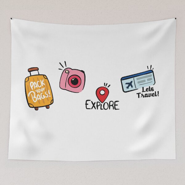 Item preview, Travel, holidays, summer collection designed and sold by stripedcarpet.