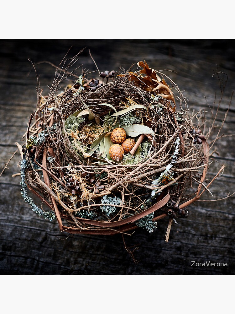 Thumbnail 4 of 4, Pillow, Zora's Nest - Bird Nest Sculpture designed and sold by ZoraVerona.