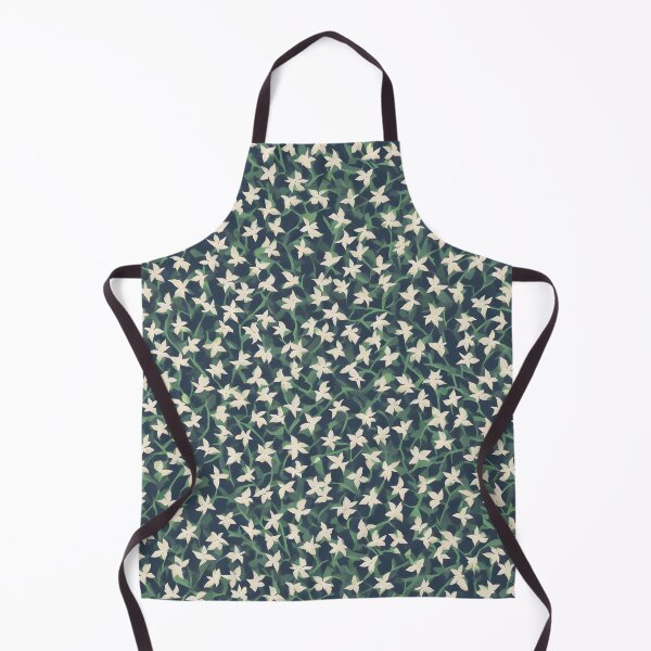 Item preview, Green and White floral Seamless patterns  designed and sold by RocketArtInd.