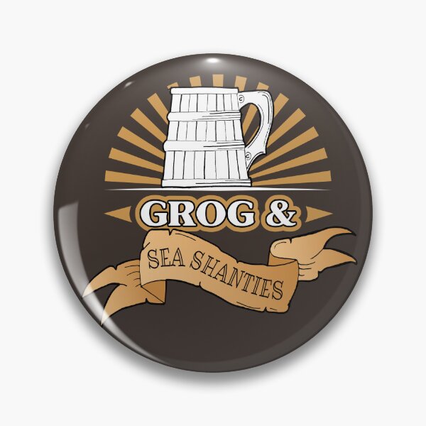 Item preview, Grog and Sea Shanties Rum Tankard designed and sold by HotHibiscus.