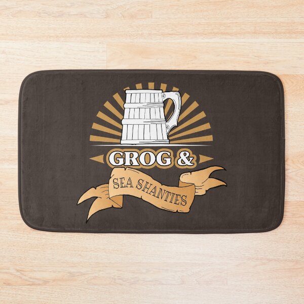 Item preview, Grog and Sea Shanties Rum Tankard designed and sold by HotHibiscus.