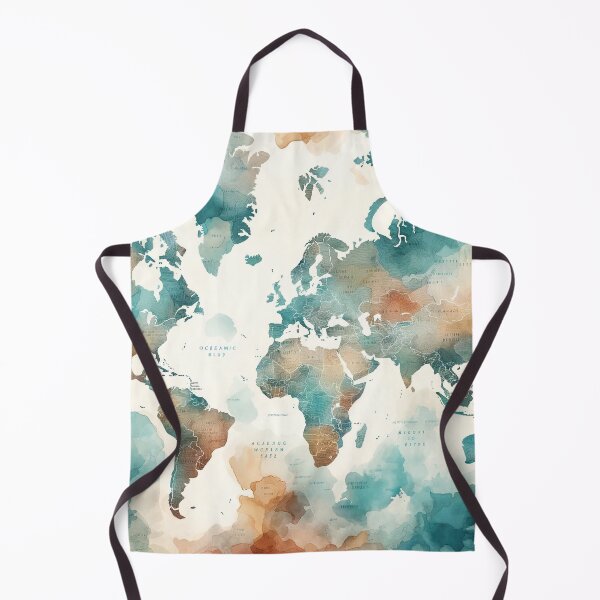 Item preview, World Map Pattern - Explore the Beauty of Our Planet designed and sold by The-Library.