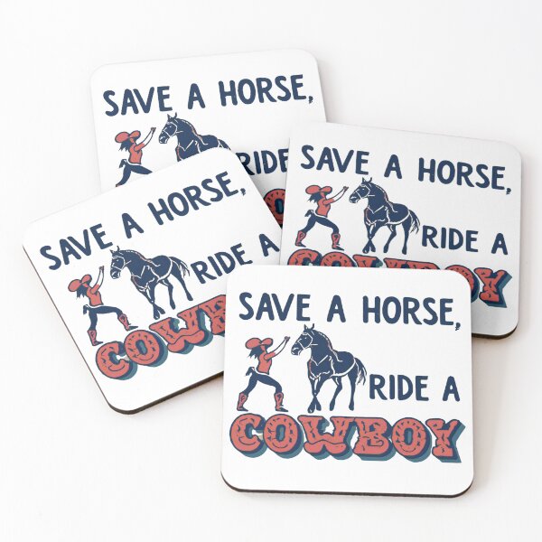Item preview, Save a horse ride a cowboy vintage designs designed and sold by Redjakkal.