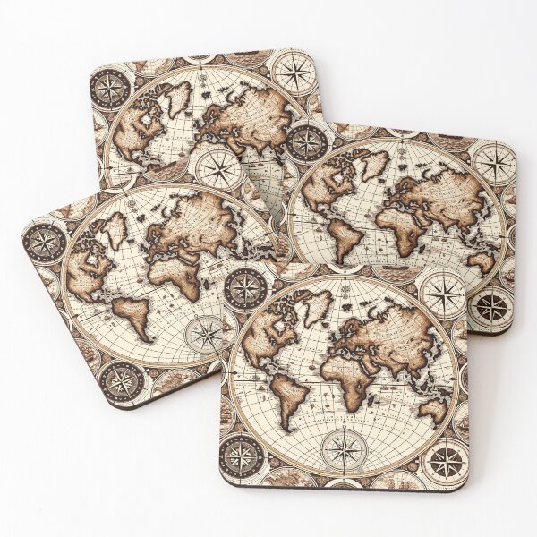 Item preview, World Map Pattern - Explore the Beauty of Our Planet designed and sold by The-Library.