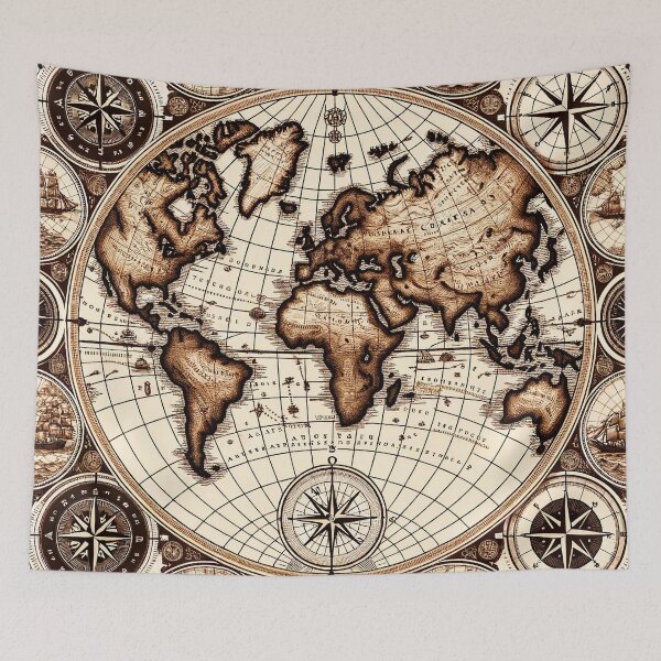 Item preview, World Map Pattern - Explore the Beauty of Our Planet designed and sold by The-Library.