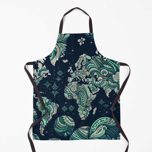 Item preview, World Map Pattern - Discover the Globe's Beauty designed and sold by The-Library.
