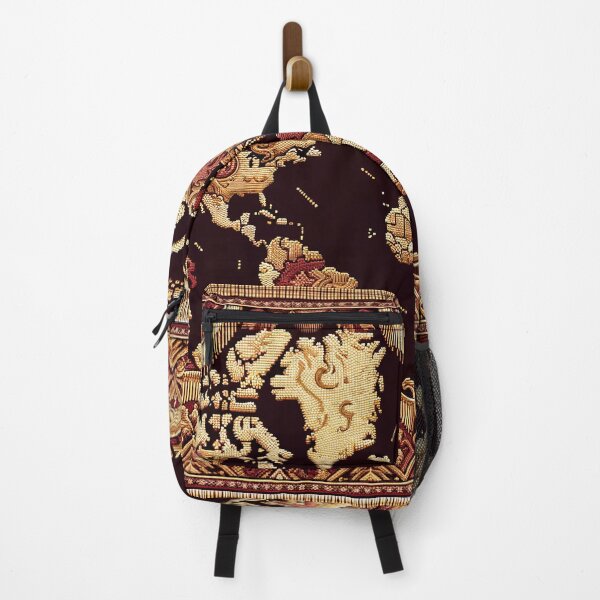 Item preview, World Map Pattern - Explore Earth's Beauty in Every Detail designed and sold by The-Library.