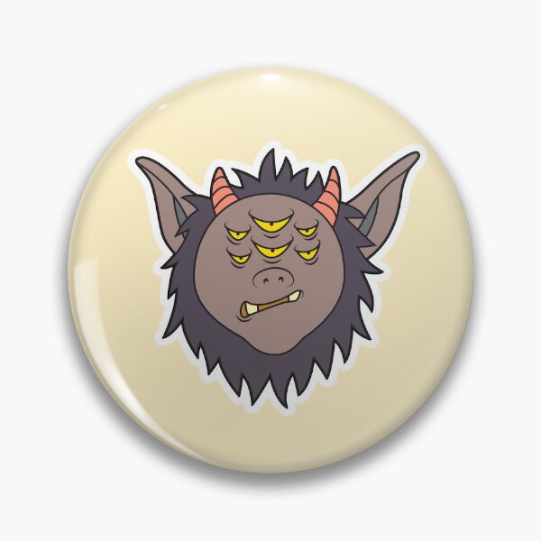 Item preview, MUNSTA - Angry Dark Brown Monster designed and sold by OWLSTANDING.
