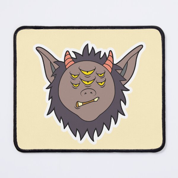 Item preview, MUNSTA - Angry Dark Brown Monster designed and sold by OWLSTANDING.