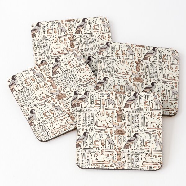 Item preview, Hieroglyphs Pattern - Ancient Symbols in Modern Art designed and sold by The-Library.