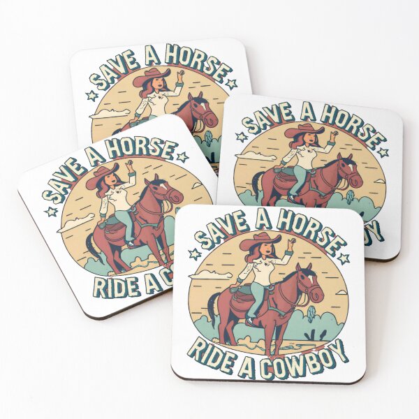 Item preview, Save a horse ride a cowboy vintage designs designed and sold by Redjakkal.