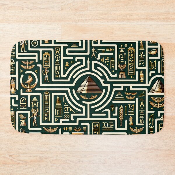 Item preview, Ancient Egyptian Hieroglyphs Pattern - Timeless Elegance designed and sold by The-Library.