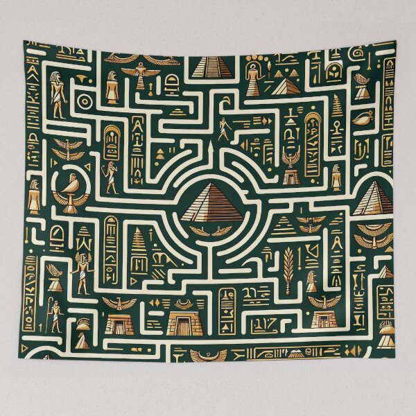 Item preview, Ancient Egyptian Hieroglyphs Pattern - Timeless Elegance designed and sold by The-Library.