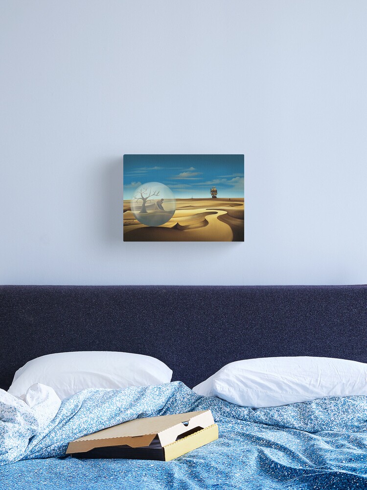 Thumbnail 1 of 3, Canvas Print, The waiting designed and sold by Larajtrad.