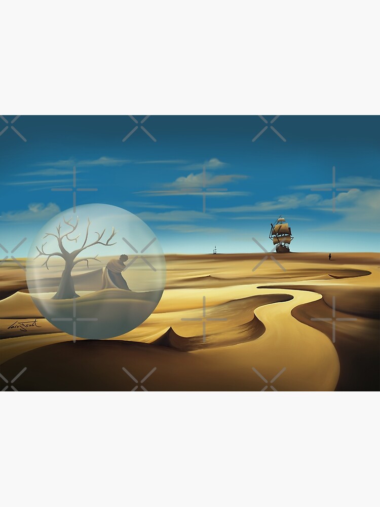 Thumbnail 3 of 3, Canvas Print, The waiting designed and sold by Larajtrad.