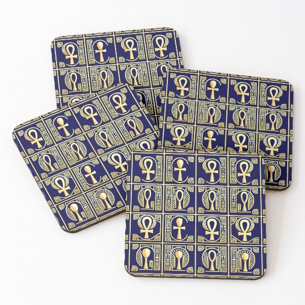 Item preview, Egyptian Hieroglyphs Pattern - Ancient Symbols Revived designed and sold by The-Library.