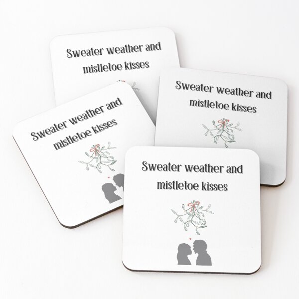 Item preview, Sweater Weather and Mistletoe Kisses designed and sold by RochelleDesigns.