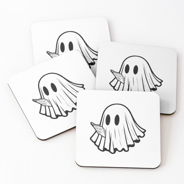 Item preview, Spooky Bookworm Ghost designed and sold by HalloweenHQ.