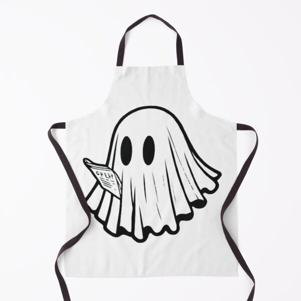 Item preview, Spooky Bookworm Ghost designed and sold by HalloweenHQ.