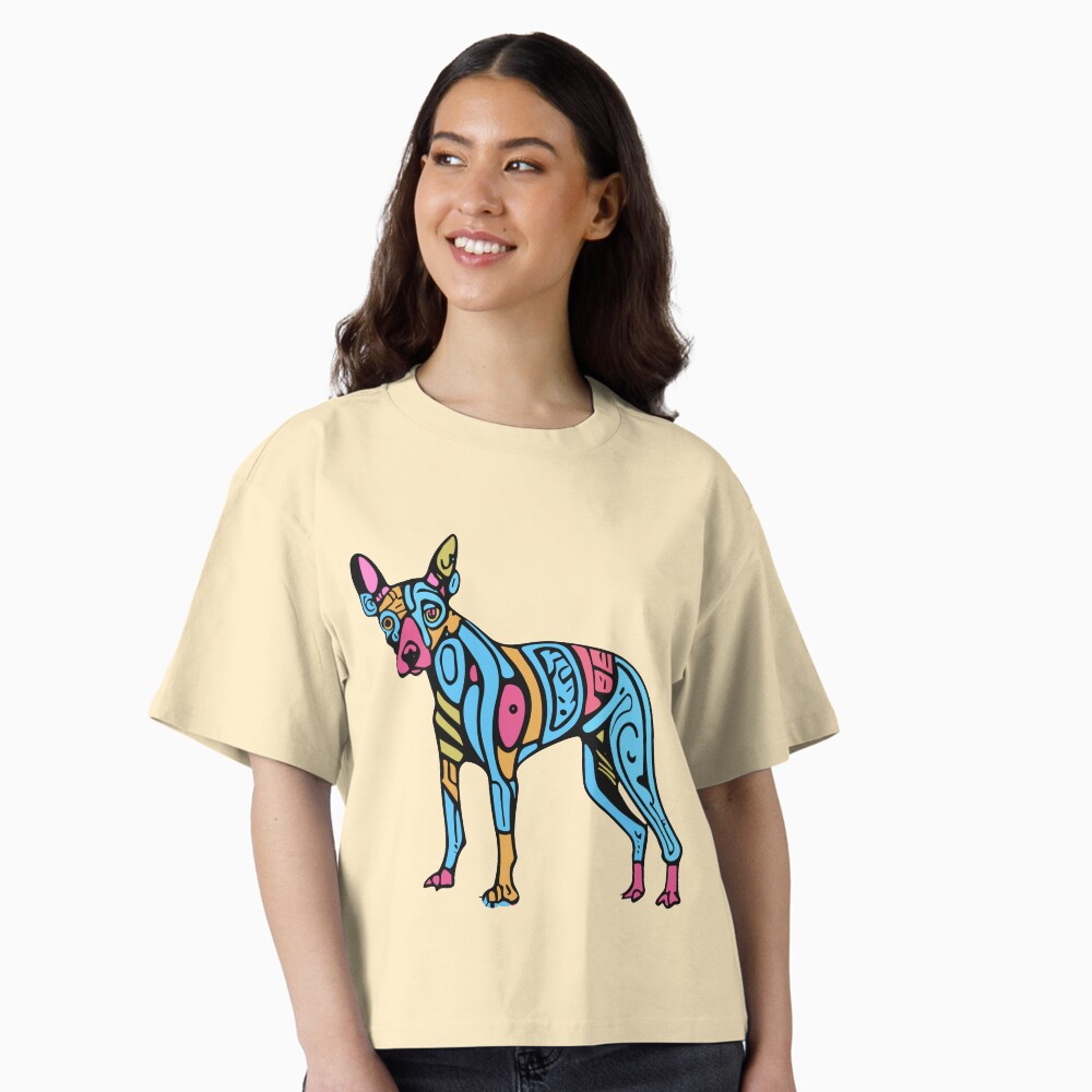 Vista previa del artículo con la obra «Camiseta holgada boxy», diseñado y vendido por bihtti.