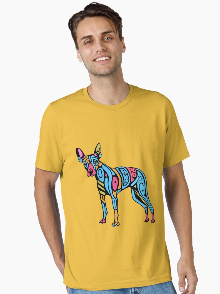 Imagen 1 de 7, Camiseta esencial con la obra Perro Xolo, diseñada y vendida por bihtti.