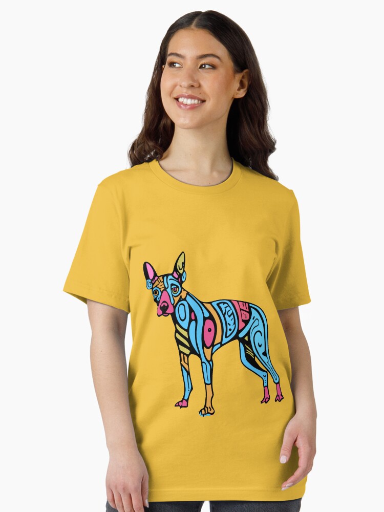 Imagen 2 de 7, Camiseta esencial con la obra Perro Xolo, diseñada y vendida por bihtti.