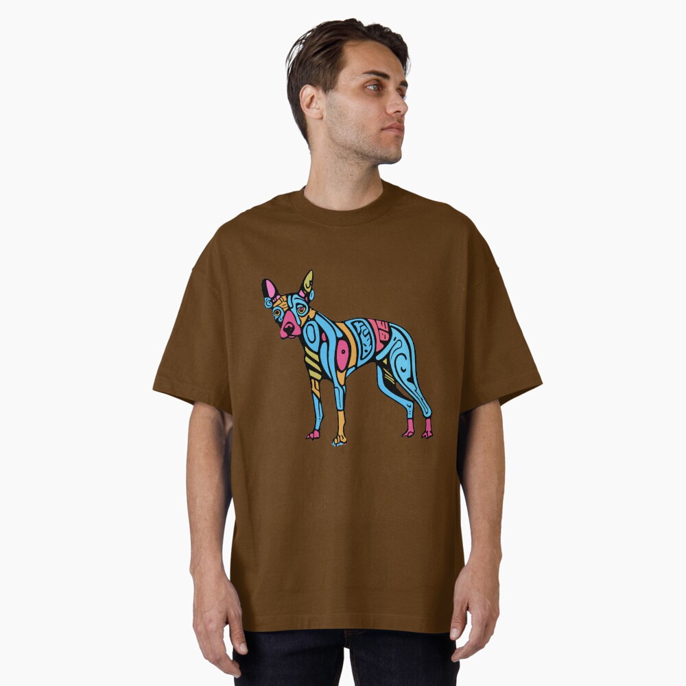 Vista previa del artículo con la obra «Camiseta oversize», diseñado y vendido por bihtti.