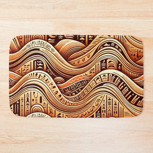 Item preview, Egyptian Hieroglyphs Pattern - Ancient Symbols for Modern Elegance designed and sold by The-Library.