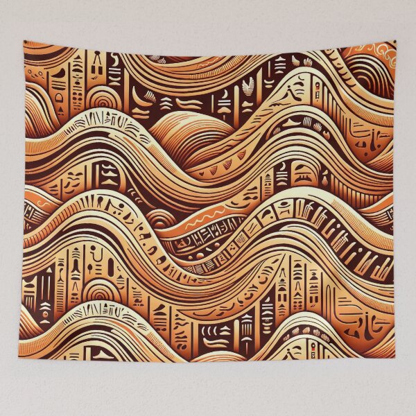 Item preview, Egyptian Hieroglyphs Pattern - Ancient Symbols for Modern Elegance designed and sold by The-Library.