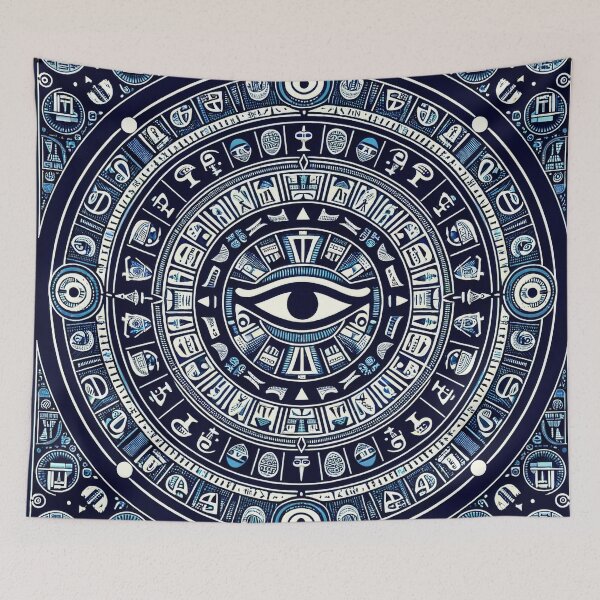 Item preview, Egyptian Hieroglyphs Pattern - Timeless Symbols in Modern Art designed and sold by The-Library.