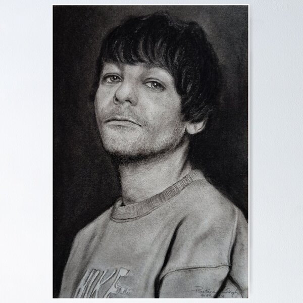 Item preview, Louis Realistic Portrait Art  designed and sold by PaintedWithLove.