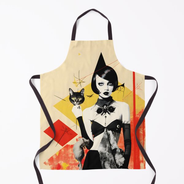 Artikelvorschau, Katze & Mädchen – Surreale Collage-4, Splash entworfen und verkauft von ArtWearSplash.
