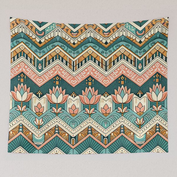 Item preview, Egyptian Hieroglyphs Pattern - Ancient Symbols in Modern Art designed and sold by The-Library.