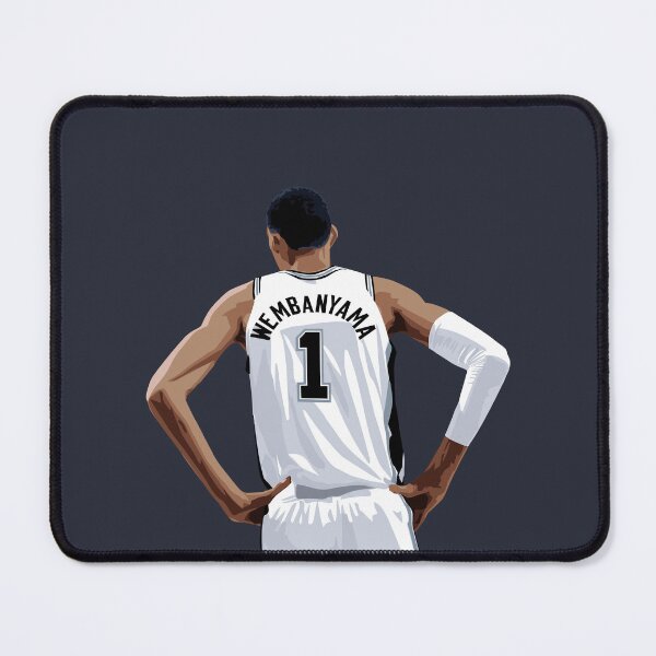 Item preview, Victor Wembanyama Vector Back White Above Waist Qiangy designed and sold by EerieHarakiri.