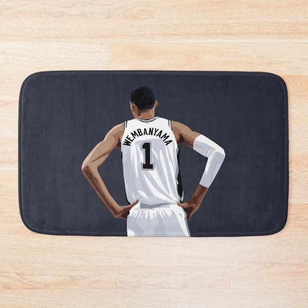Item preview, Victor Wembanyama Vector Back White Above Waist Qiangy designed and sold by EerieHarakiri.
