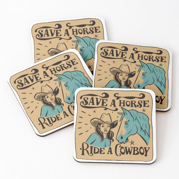 Item preview, Save a horse ride a cowboy vintage designs designed and sold by Redjakkal.