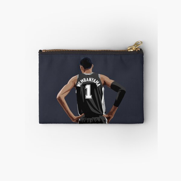 Item preview, Victor Wembanyama Vector Back Black Above Waist Qiangy designed and sold by EerieHarakiri.